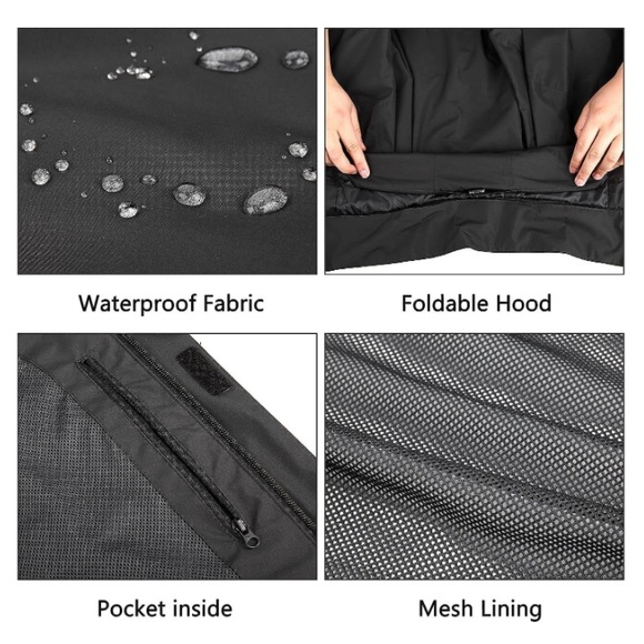 PAMLULU Mens Waterproof Rain Jacket - Picture 3 of 9